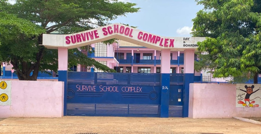 Survive School Complex — front view of campus